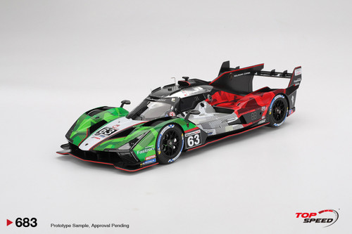 1/18 Top Speed 2025 Lamborghini SC63 #63 Automobili Lamborghini Squadra Corse 2025 IMSA Daytona 24 Hrs Car Model 1/18 Top Speed 2025 Lamborghini SC63 #63 Automobili Lamborghini Squadra Corse 2025 IMSA Daytona 24 Hrs Car Model