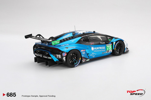1/18 Top Speed 2025 Lamborghini Huracán GT3 EVO2 #78 Forte Racing 2025 IMSA Daytona 24 Hrs Car Model 1/18 Top Speed 2025 Lamborghini Huracán GT3 EVO2 #78 Forte Racing 2025 IMSA Daytona 24 Hrs Car Model