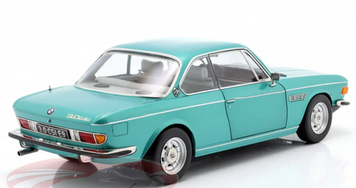 1/12 KK-Scale 1971 BMW 3.0 CSi (E9) with Alloy Rims (Turquoise Metallic Blue) Diecast Car Model 1/12 KK-Scale 1971 BMW 3.0 CSi (E9) with Alloy Rims (Turquoise Metallic Blue) Diecast Car Model