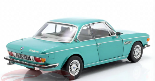 1/12 KK-Scale 1971 BMW 3.0 CSi (E9) with Alpina Rims (Turquoise Metallic Blue) Diecast Car Model 1/12 KK-Scale 1971 BMW 3.0 CSi (E9) with Alpina Rims (Turquoise Metallic Blue) Diecast Car Model