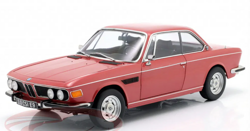 1/12 KK-Scale 1971 BMW 3.0 CSi (E9) with Alloy Rims (Red Metallic) Diecast Car Model 1/12 KK-Scale 1971 BMW 3.0 CSi (E9) with Alloy Rims (Red Metallic) Diecast Car Model