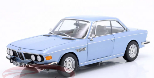 1/12 KK-Scale 1971 BMW 3.0 CSi (E9) with Alloy Rims (Light Blue Metallic) Diecast Car Model 1/12 KK-Scale 1971 BMW 3.0 CSi (E9) with Alloy Rims (Light Blue Metallic) Diecast Car Model