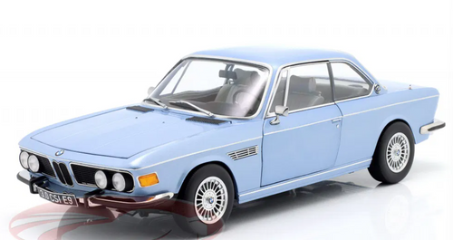 1/12 KK-Scale 1971 BMW 3.0 CSi (E9) with Alpina Rims (Light Blue Metallic) Diecast Car Model 1/12 KK-Scale 1971 BMW 3.0 CSi (E9) with Alpina Rims (Light Blue Metallic) Diecast Car Model