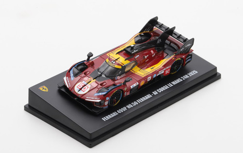 1/64 Looksmart 2025 Ferrari 499P No.50 FERRARI - AF CORSE Le Mans 24H 2025 A. Fuoco - N. Nielsen - M. Molina Car Model 1/64 Looksmart 2025 Ferrari 499P No.50 FERRARI - AF CORSE Le Mans 24H 2025 A. Fuoco - N. Nielsen - M. Molina Car Model