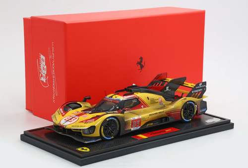 1/18 BBR 2024 Ferrari 499P #83 Le Mans Kubica, Yifei, Shwartzman Car Model Dirty Version Limited 49 Pieces 1/18 BBR 2024 Ferrari 499P #83 Le Mans Kubica, Yifei, Shwartzman Car Model Dirty Version Limited 49 Pieces