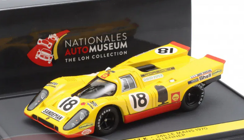 1/43 Brumm 1970 Porsche 917K #18 24h LeMans Team A.A.W. Gijs van Lennep, David Piper Car Model 1/43 Brumm 1970 Porsche 917K #18 24h LeMans Team A.A.W. Gijs van Lennep, David Piper Car Model