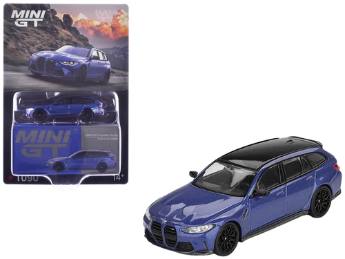 1/64 Mini GT BMW M3 G81 Competition Touring (Portimao Blue Metallic) Diecast Car Model