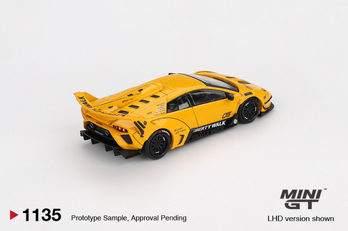 1/64 Mini GT Lamborghini Murcielago GT Evo LB-Silhouette Works (Yellow) Diecast Car Model 1/64 Mini GT Lamborghini Murcielago GT Evo LB-Silhouette Works (Yellow) Diecast Car Model