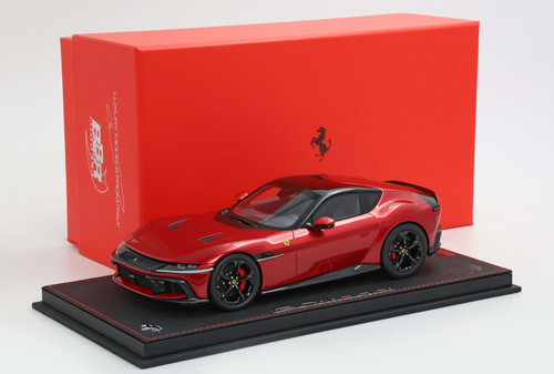 1/18 BBR Ferrari 12 Cilindri Coupe (Rosso Imola Red with Bkack Wheels) Car Model 1/18 BBR Ferrari 12 Cilindri Coupe (Rosso Imola Red with Bkack Wheels) Car Model