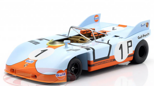 1/18 Werk83 1971 Porsche 908/03 #1 2nd 1000km Nürburgring J. W. Automotive Engineering Pedro Rodriguez, Jo Siffert Diecast Car Model 1/18 Werk83 1971 Porsche 908/03 #1 2nd 1000km Nürburgring J. W. Automotive Engineering Pedro Rodriguez, Jo Siffert Diecast Car Model