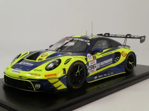 1/18 Spark Porsche 911 GT3 R (992) No.96 Rutronik Racing  2nd 24H Spa 2025  S. Müller - P. Niederhauser - A. Picariello Car Model