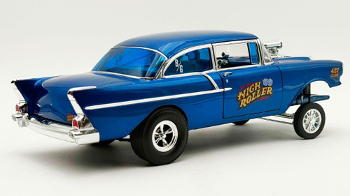 1/18 ACME 1957 Chevrolet 150 Gasser High Roller (Blue) Diecast Car Model