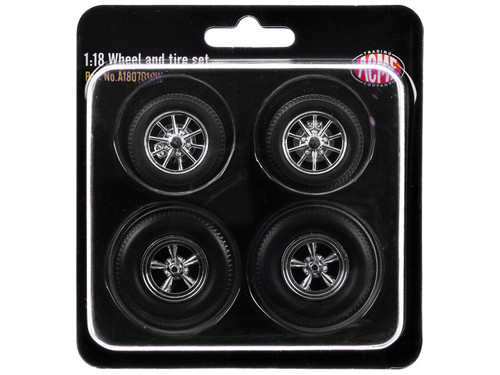 1/18 ACME Drag Wheel & Tire Set Model