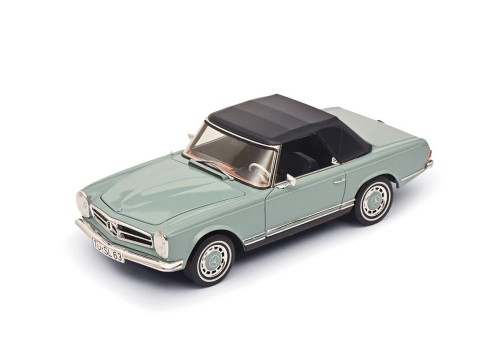 1/18 Schuco Mercedes-Benz 280 SL (W113) (Horizon Blue) Diecast Car