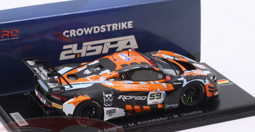 1/43 Spark McLaren 720S GT3 EVO No.59 Garage 59  6th 24H Spa 2025  J. Loake - M. Kirchhöfer - B. Goethe Car Model
