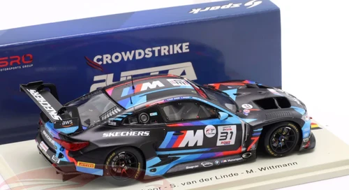 1/43 Spark BMW M4 GT3 EVO No.31 Team WRT 8th 24H Spa 2025  D. Vanthoor - S. van der Linde - M. Wittmann Car Model