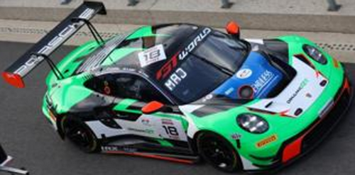 1/43 Spark Porsche 911 GT3 R (992) No.18 Dinamic GT 24H Spa 2025 M. Campbell - B. Buus - M. Jaminet Car Model 1/43 Spark Porsche 911 GT3 R (992) No.18 Dinamic GT 24H Spa 2025 M. Campbell - B. Buus - M. Jaminet Car Model