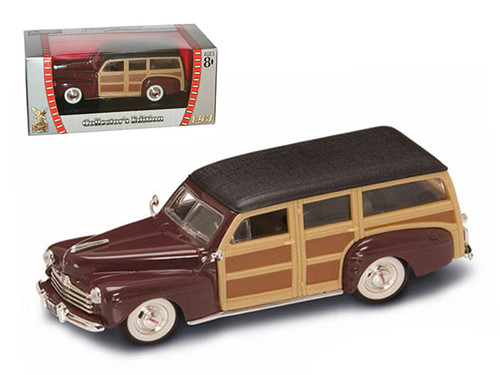 1/18 Road Signature 1948 Ford Woody (Black) Diecast Car Model