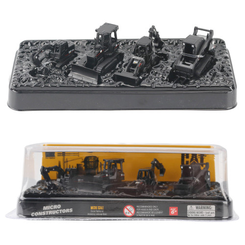Diecast Masters 4-Car Set Cat Micro Constructors Special Black Edition 4-Pack Assortment Set B Diecast Masters 4-Car Set Cat Micro Constructors Special Black Edition 4-Pack Assortment Set B