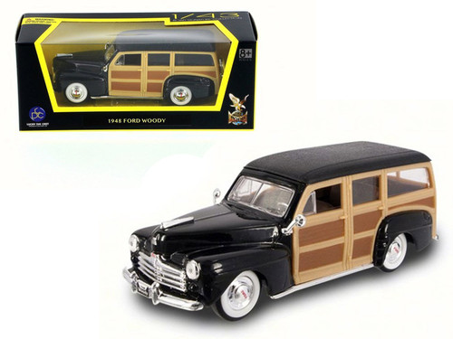 1/18 Road Signature 1948 Ford Woody (Black) Diecast Car Model 