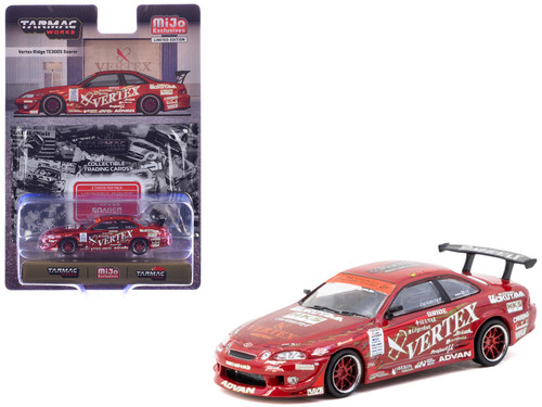 1/64 Tarmac Works Toyota Vertex Ridge TE3006 Soarer Chrome Red