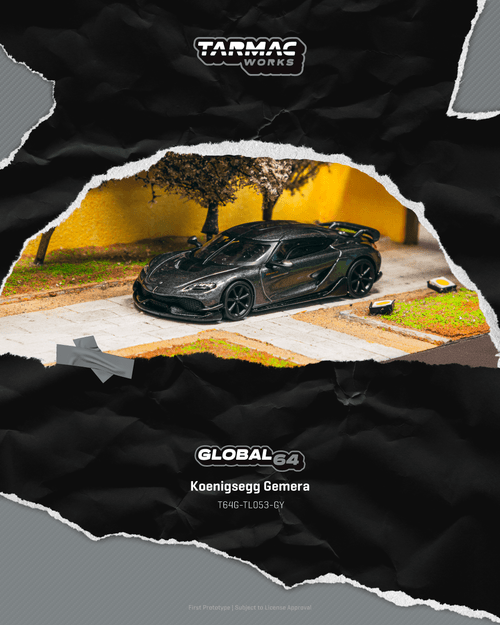 1/64 Tarmac Works Koenigsegg Gemera (Grey) Diecast Car Model 1/64 Tarmac Works Koenigsegg Gemera (Grey) Diecast Car Model