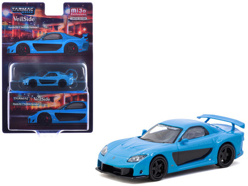 CHASE CAR 1/64 Tarmac Works Mazda RX-7 VeilSide Fortune7 (Chrome