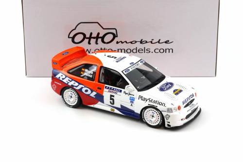 1/18 OTTO 1997 Ford Escort WRC C.Sainz Rally Catalunya #5 Car Model