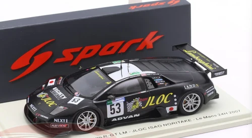 1/43 Spark Lamborghini Murcielago R-GT LM No.53 JLOC ISAO NORITAKE 24H Le Mans 2007  M. Apicella - A. Yogo - K. Yamanishi Car Model