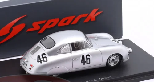 1/43 Spark Porsche 356 No.46 Le Mans 24H 1953 G. Olivier - E. Martin Car Model