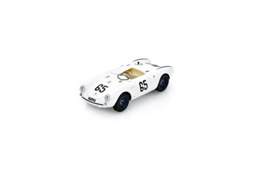 1/43 Spark Porsche 550 No.65 18th Le Mans 24H 1955 G. Olivier - J. Jeser Car Model 1/43 Spark Porsche 550 No.65 18th Le Mans 24H 1955 G. Olivier - J. Jeser Car Model