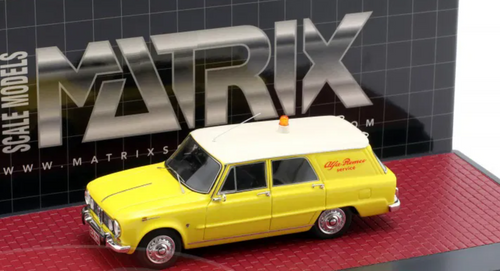 1/43 Matrix 1962-1972 Alfa Romeo Giulia 105 Alfa Romeo Service Car Car Model
