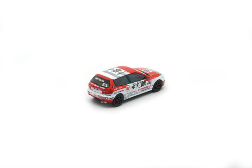 1/64 BMC 1993 Honda Civic EG6 #100 JTCC Diecast Car Model