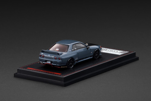 1/64 IG Ignition Model Nissan Skyline TOP SECRET GT-R (VR32) (Grey Blue) Car Model 1/64 IG Ignition Model Nissan Skyline TOP SECRET GT-R (VR32) (Grey Blue) Car Model