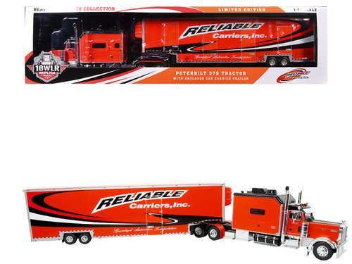 1/43 Iconic Replicas Peterbilt 379 with Car Carrier Trailer