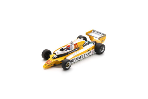 1/18 Spark Renault RE20 No.15 Winner Austrian GP 1980 Jean-Pierre Jabouille Car Model 1/18 Spark Renault RE20 No.15 Winner Austrian GP 1980 Jean-Pierre Jabouille Car Model