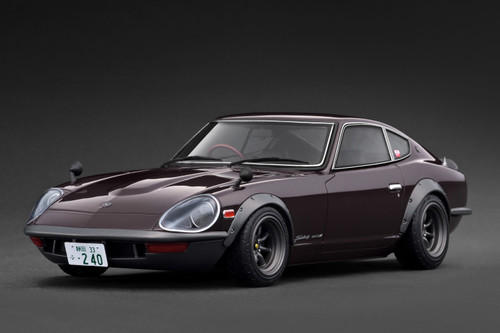 1/18 IG Ignition Model Nissan Fairlady 240ZG (HS30) (Maroon Red) Car Model 1/18 IG Ignition Model Nissan Fairlady 240ZG (HS30) (Maroon Red) Car Model