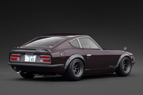 1/18 IG Ignition Model Nissan Fairlady 240ZG (HS30) (Maroon Red) Car Model 1/18 IG Ignition Model Nissan Fairlady 240ZG (HS30) (Maroon Red) Car Model