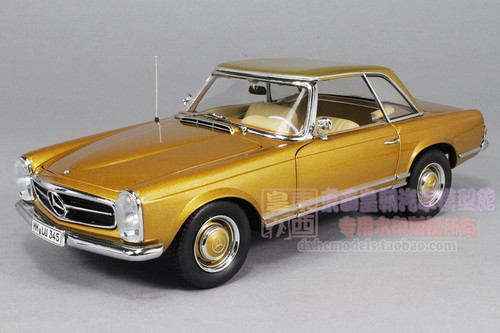 1/18 Norev Mercedes-Benz Mercedes 1963 230SL 230 SL (Gold Metallic) Diecast Car Model