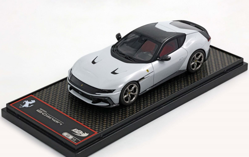 1/43 BBR Ferrari 12Cylinder Coupe (Artico White with Gloss Corsa Grey Wheels) Car Model Limited 10 Pieces 1/43 BBR Ferrari 12Cylinder Coupe (Artico White with Gloss Corsa Grey Wheels) Car Model Limited 10 Pieces
