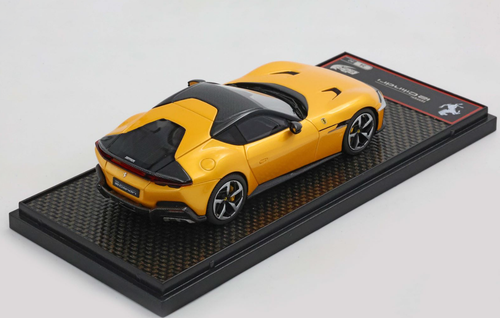 1/43 BBR Ferrari 12Cylinder Coupe (Tri-Coat Yellow) Car Model Limited 50 Pieces 1/43 BBR Ferrari 12Cylinder Coupe (Tri-Coat Yellow) Car Model Limited 50 Pieces