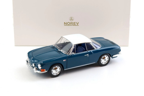 1/18 Norev 1961 Volkswagen VW Karmann Ghia (Sea Blue) Diecast Car Model 1/18 Norev 1961 Volkswagen VW Karmann Ghia (Sea Blue) Diecast Car Model