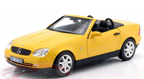 1/18 Dealer Edition 1996-2000 Mercedes-Benz SLK 200 (R170) (Yellow) Diecast Car Model 1/18 Dealer Edition 1996-2000 Mercedes-Benz SLK 200 (R170) (Yellow) Diecast Car Model