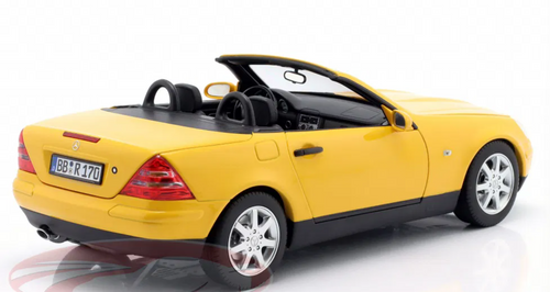 1/18 Dealer Edition 1996-2000 Mercedes-Benz SLK 200 (R170) (Yellow) Diecast Car Model 1/18 Dealer Edition 1996-2000 Mercedes-Benz SLK 200 (R170) (Yellow) Diecast Car Model