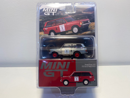 CHASE CAR 1/64 Mini GT Land Rover Range Rover 1971 International Hillrally Winner #1 (Chrome Silver) Diecast Car Model CHASE CAR 1/64 Mini GT Land Rover Range Rover 1971 International Hillrally Winner #1 (Chrome Silver) Diecast Car Model