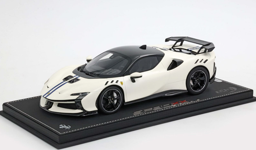 1/18 BBR Ferrari SF90 XX Stradale (Matte Bianco Italia White) Car Model Limited 10 Pieces 1/18 BBR Ferrari SF90 XX Stradale (Matte Bianco Italia White) Car Model Limited 10 Pieces
