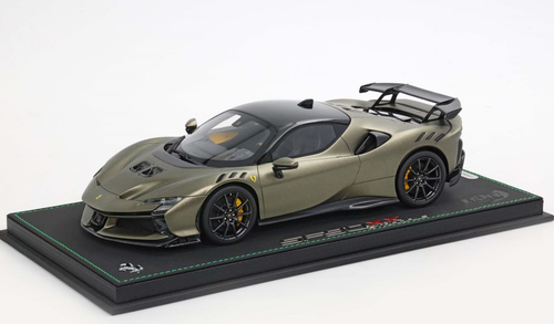 1/18 BBR Ferrari SF90 XX Stradale (Full Verde Masoni Matte Green) Car Model Limited 10 Pieces 1/18 BBR Ferrari SF90 XX Stradale (Full Verde Masoni Matte Green) Car Model Limited 10 Pieces