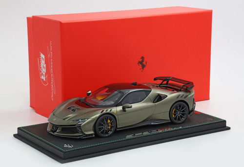 1/18 BBR Ferrari SF90 XX Stradale (Full Verde Masoni Matte Green) Car Model Limited 10 Pieces 1/18 BBR Ferrari SF90 XX Stradale (Full Verde Masoni Matte Green) Car Model Limited 10 Pieces