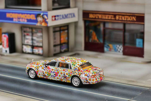 1/64 SW Rolls-Royce Phantom VII (Sunflower) Diecast Car Model 1/64 SW Rolls-Royce Phantom VII (Sunflower) Diecast Car Model