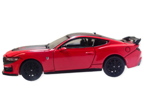 2024 Ford Mustang Dark Horse "Indiana" Red with Black Hood and Top "2025 Greenlight Waltersons Collector's Expo Exclusive" 1/64 Diecast Model Car by Greenlight 2024 Ford Mustang Dark Horse "Indiana" Red with Black Hood and Top "2025 Greenlight Waltersons Collector's Expo Exclusive" 1/64 Diecast Model Car by Greenlight